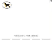 Tablet Screenshot of drk-nordjylland.dk